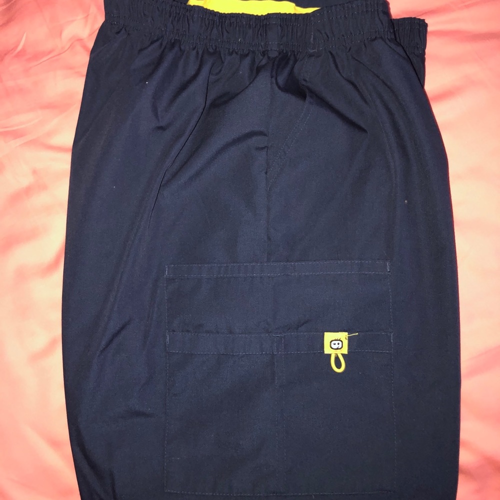 Wonderwink Elastic Waist Cargo Scrub Pants